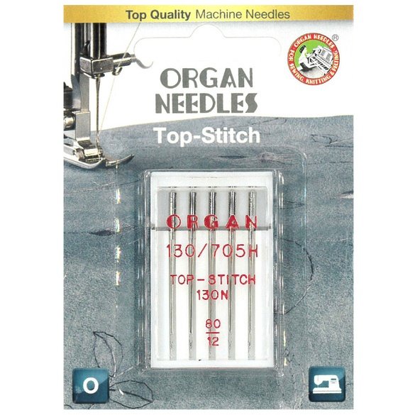 Organ Top Stitch Needles - Size 90/14 - Pkg of 5