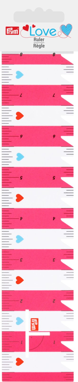Prym Notions - Ruler - Pink