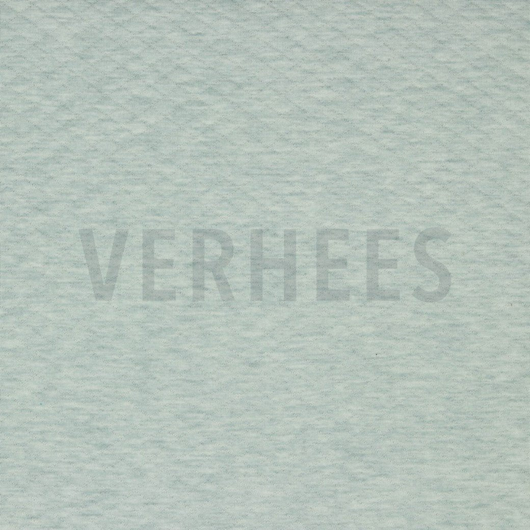 Quilted Knit - Mint Melange