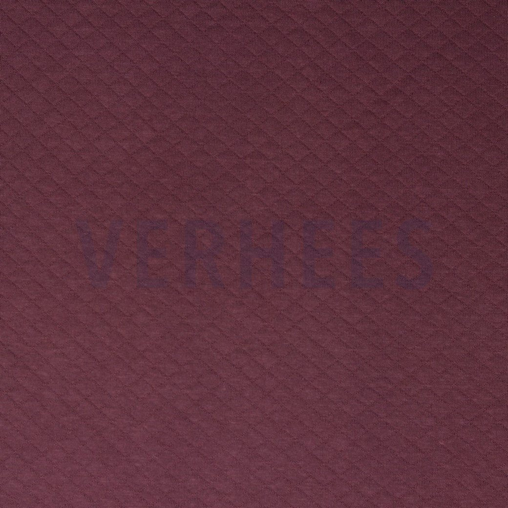 Quilted Knit - Old Purple