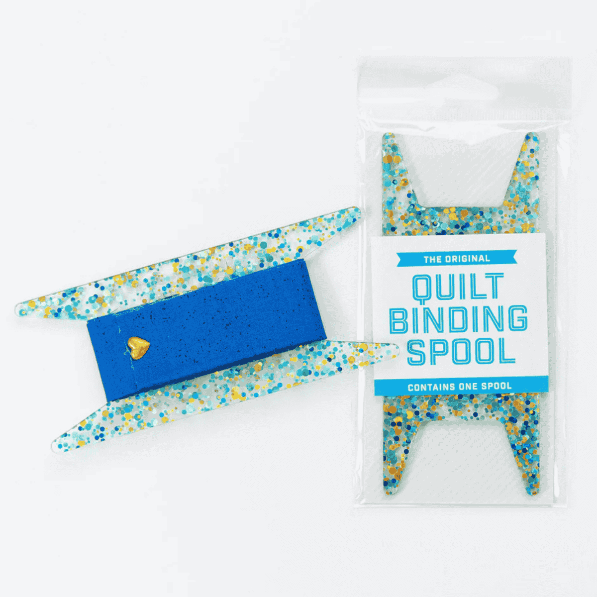 Stitch Supply - Quilt Binding Spool - Blue/Teal