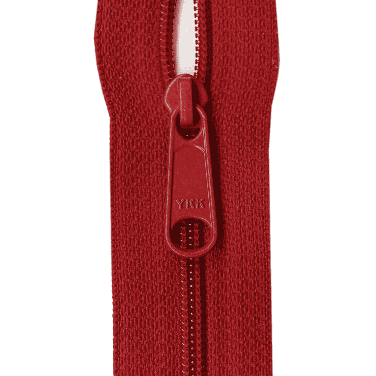 YKK Ziplon Designer Accents - 14 in -  Red