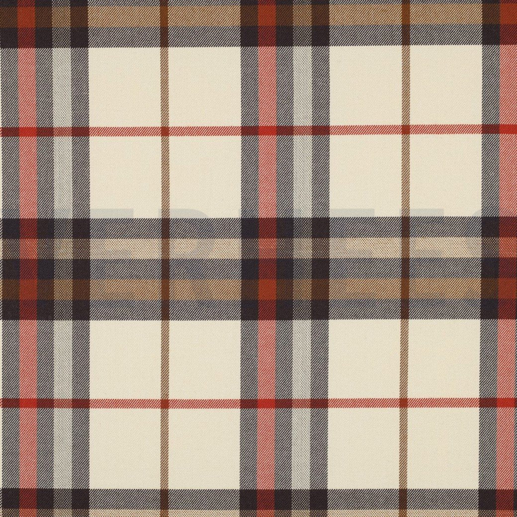 Tartan Check Flannel - Sand/Brown/Orange