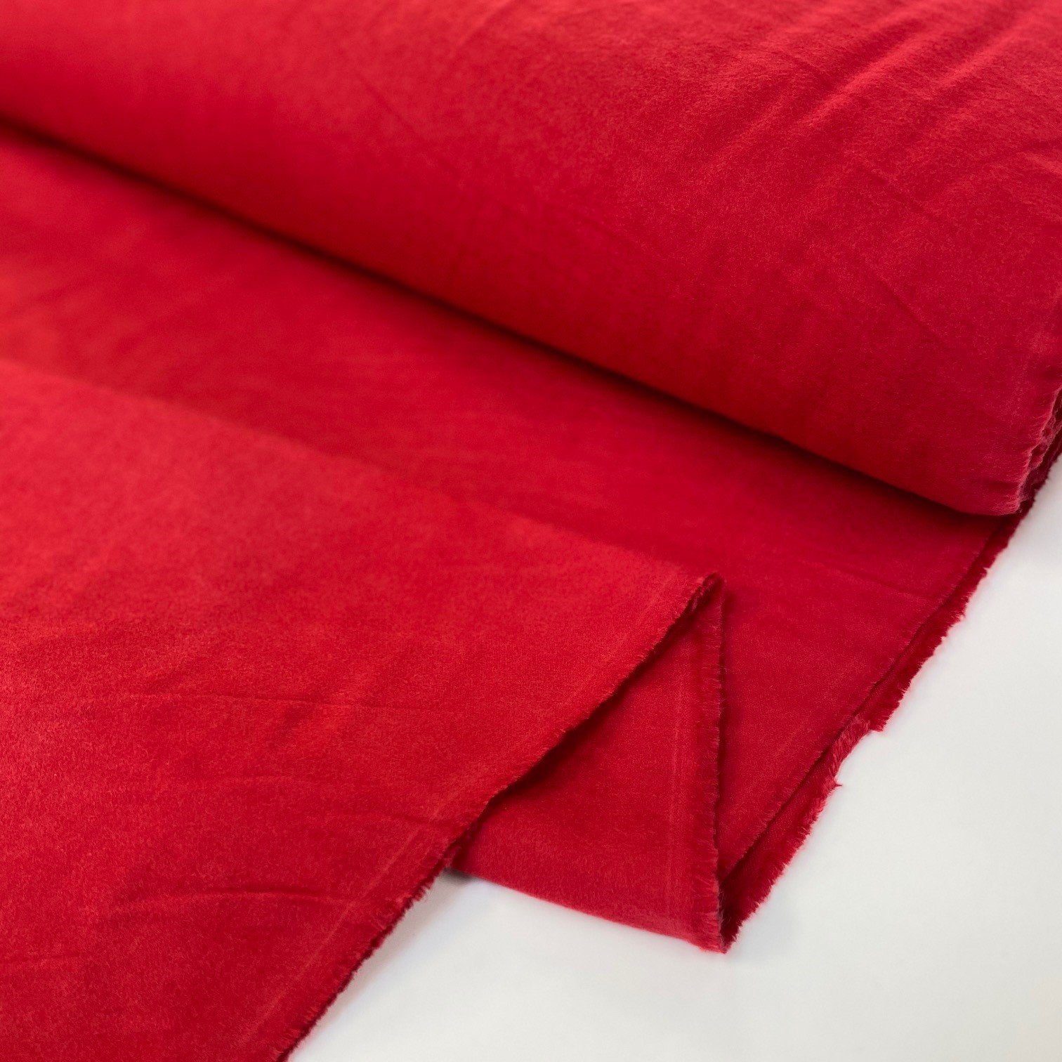 Solid Flannel - Scarlet