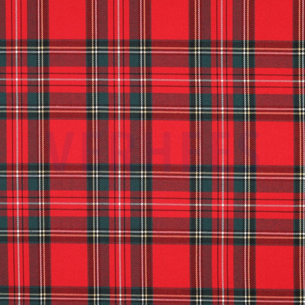 Scottish Check Flannel - Red