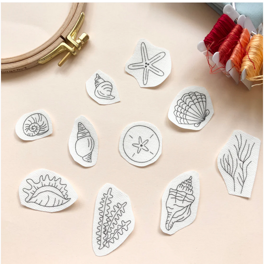 Stick + Stitch Embroidery Designs - Seashells