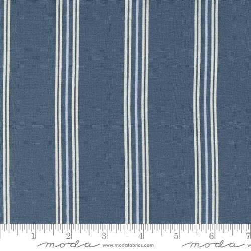 Seaglass Summer - Seaside Stripe - Indigo Sea