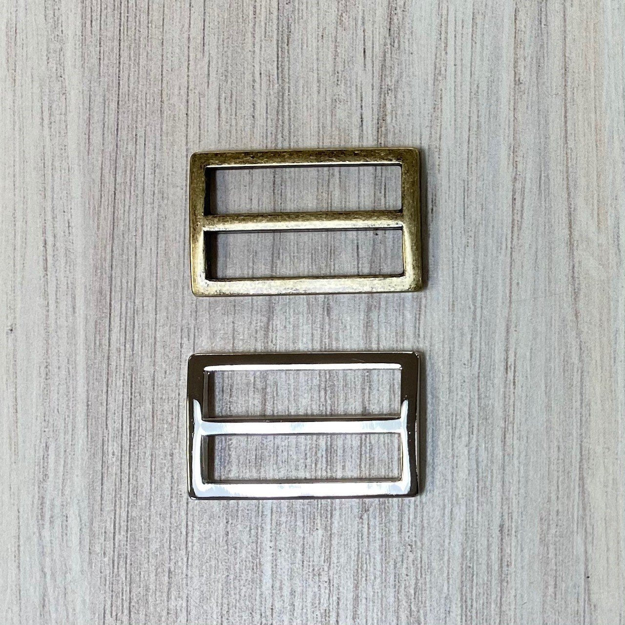 Emmaline - Flat Strap Slider - 1-1/2" - Set of 2