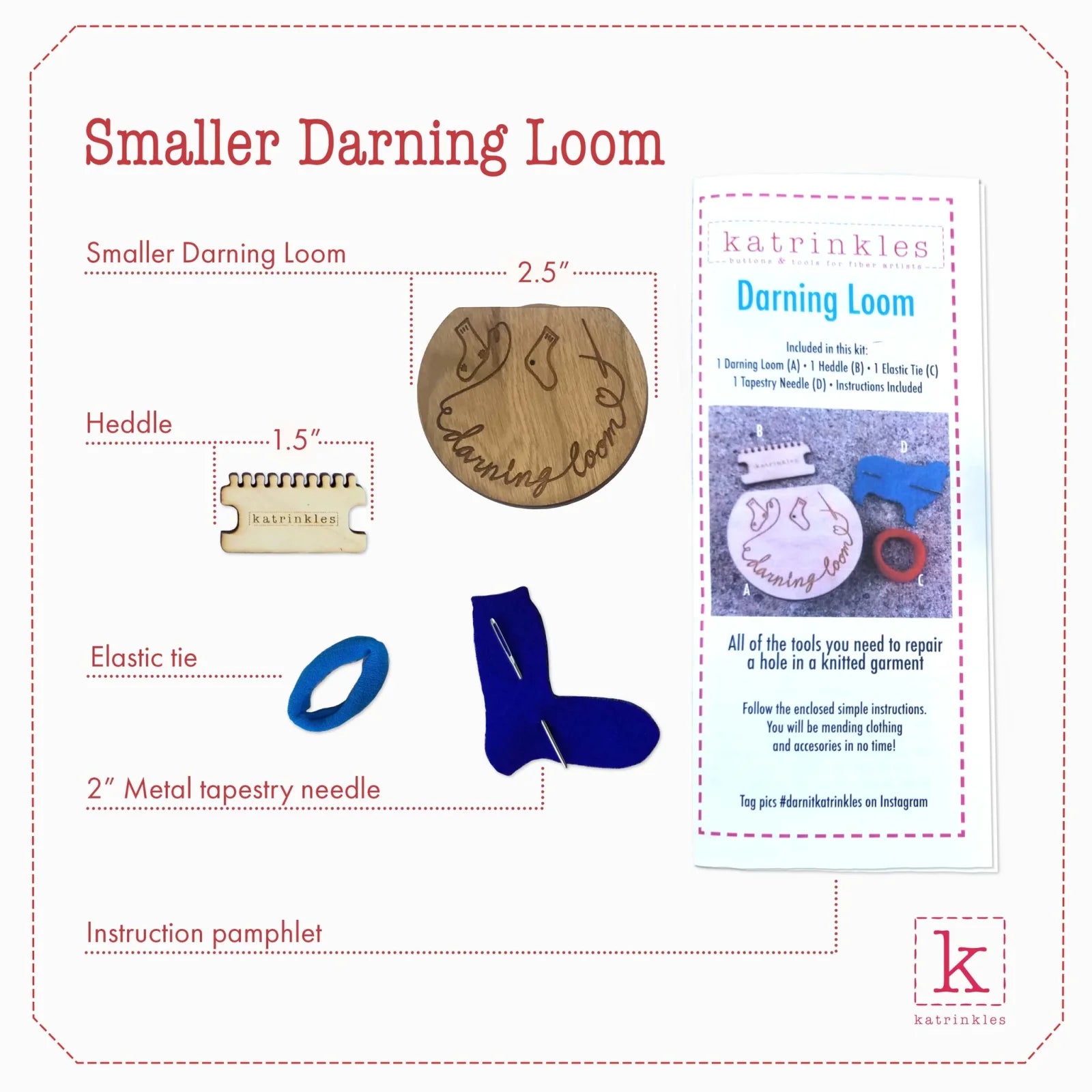 Smaller Darning & Mending Loom