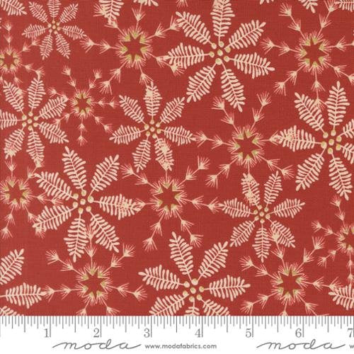 Old World Yuletide - Snowy Lace - Poinsettia