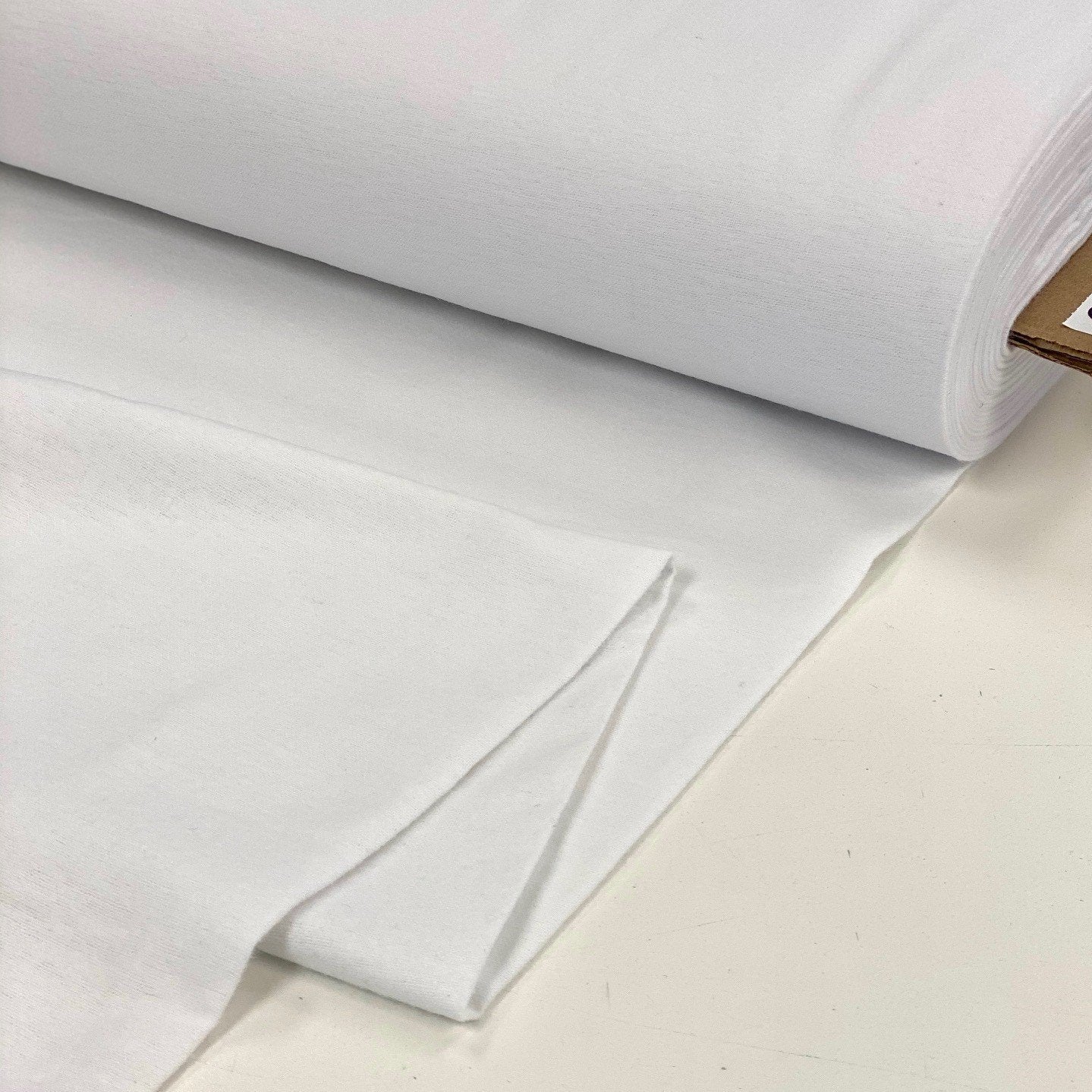 Solid Flannel - White