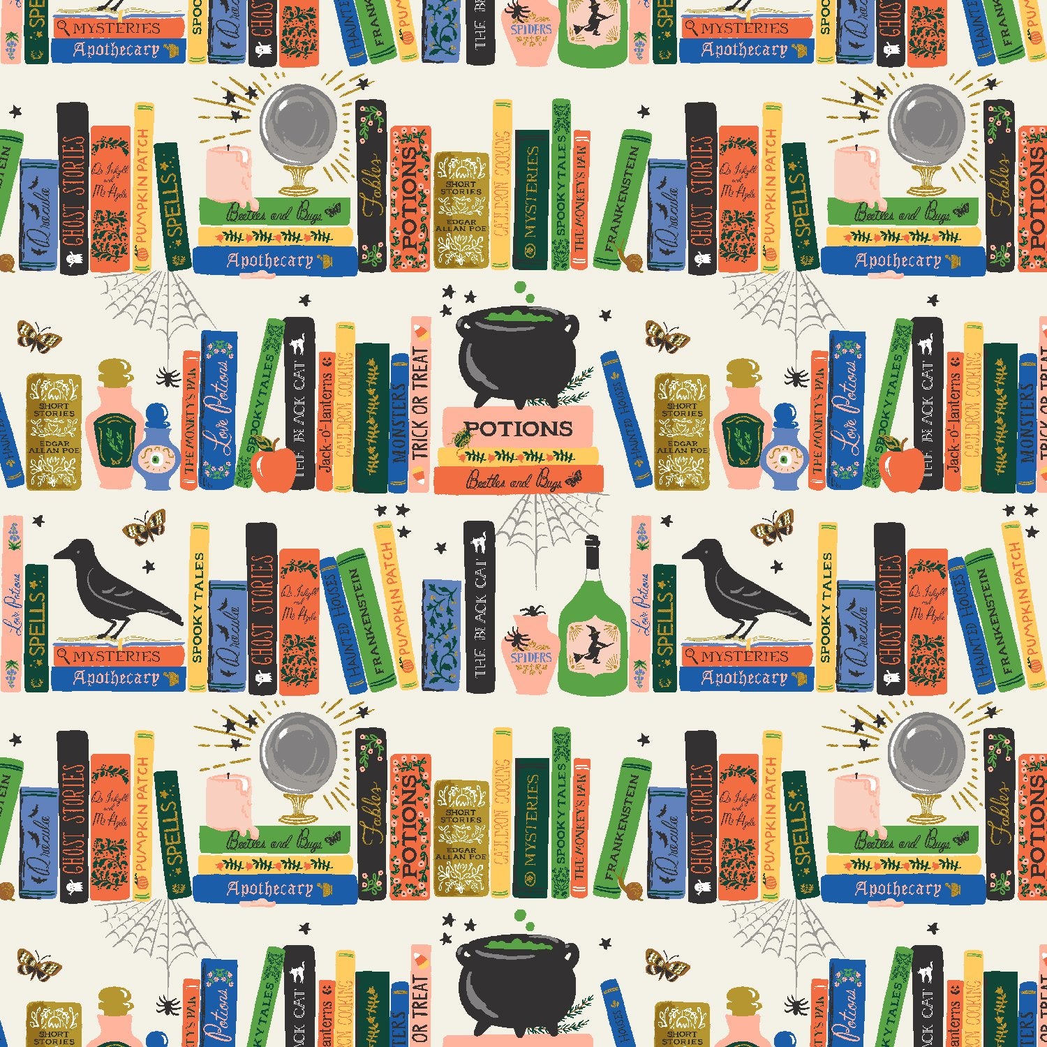 Halloween - Spellbound - Cream Metallic