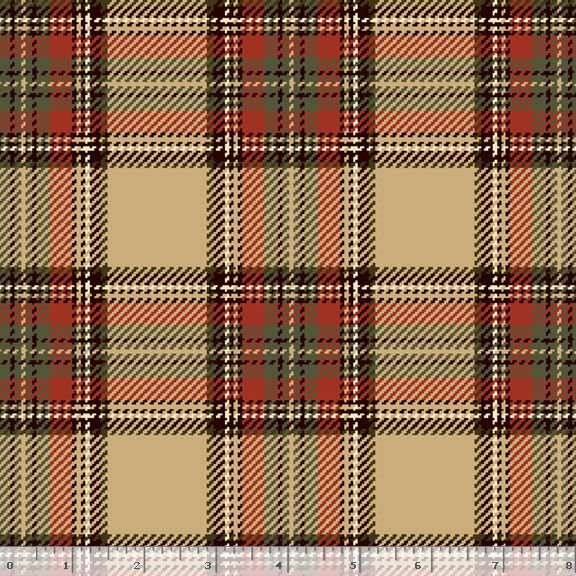 Primo Plaid Flannel - Spice Mix - Camel