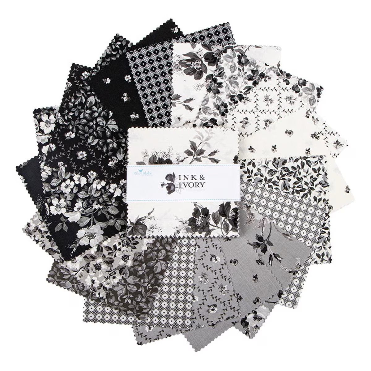 Ink & Ivory 5" Charm Pack