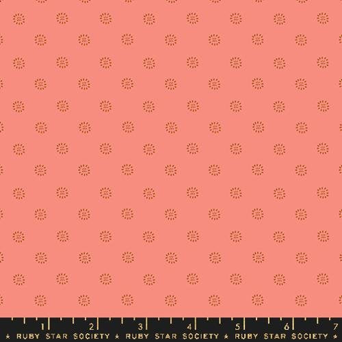 Favorite Flowers - Stamped Flower - Dark Melon 