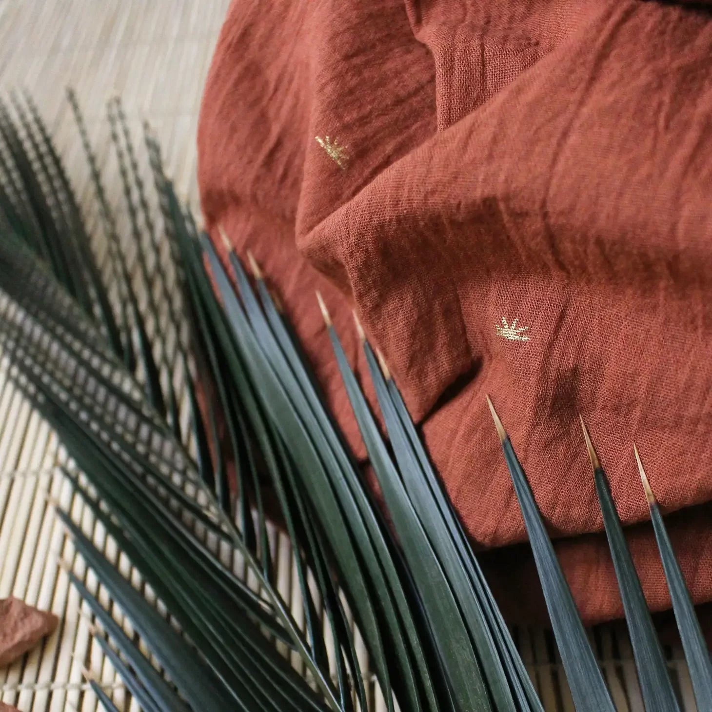 Atelier Brunette Cotton Crepe - Sunset - Chestnut