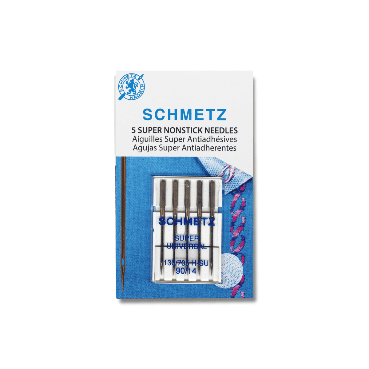 Schmetz Super Nonstick Needle 5ct Size 90/14