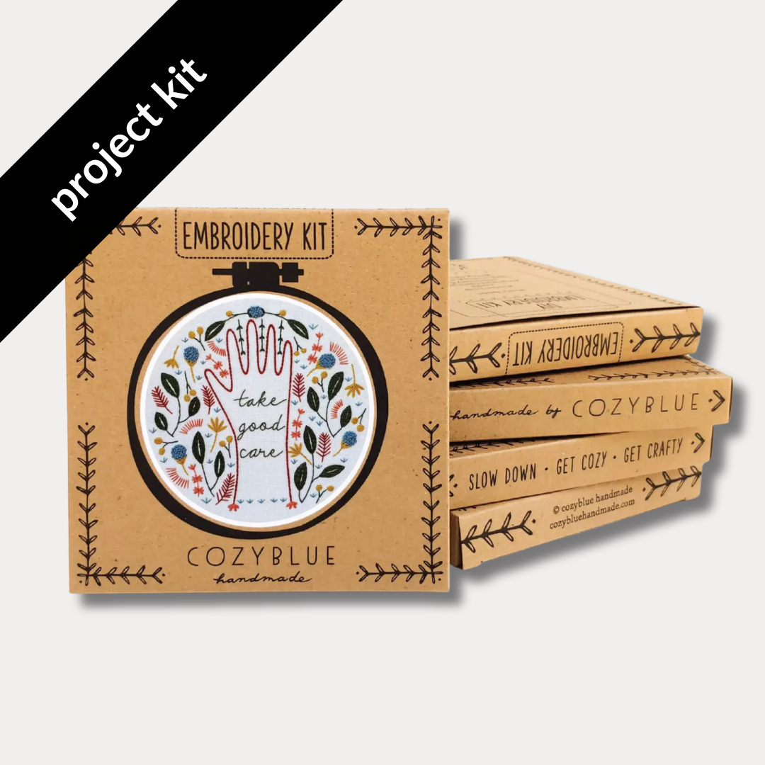 Cozyblue Handmade - Take Good Care Embroidery Kit 
