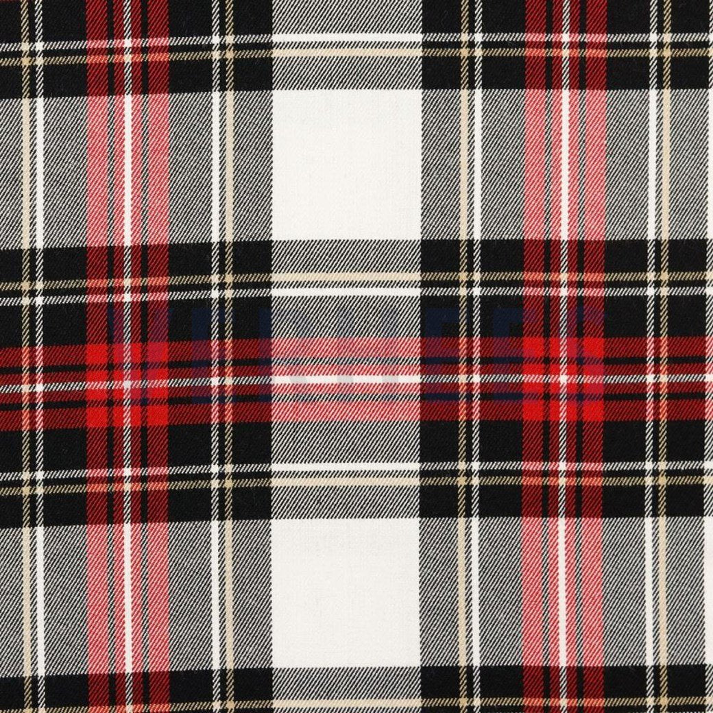 Tartan Check Flannel - Black/Red/Yellow/White