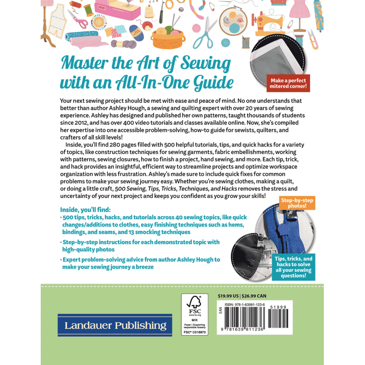 500 Sewing Tips, Tricks, Techiques, and Hacks