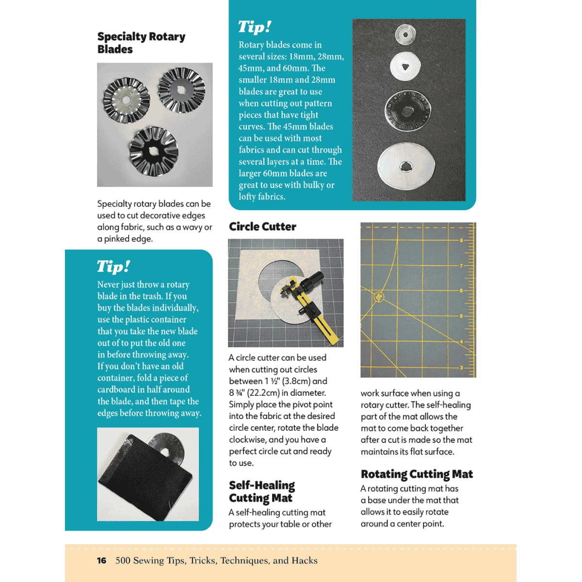 500 Sewing Tips, Tricks, Techiques, and Hacks