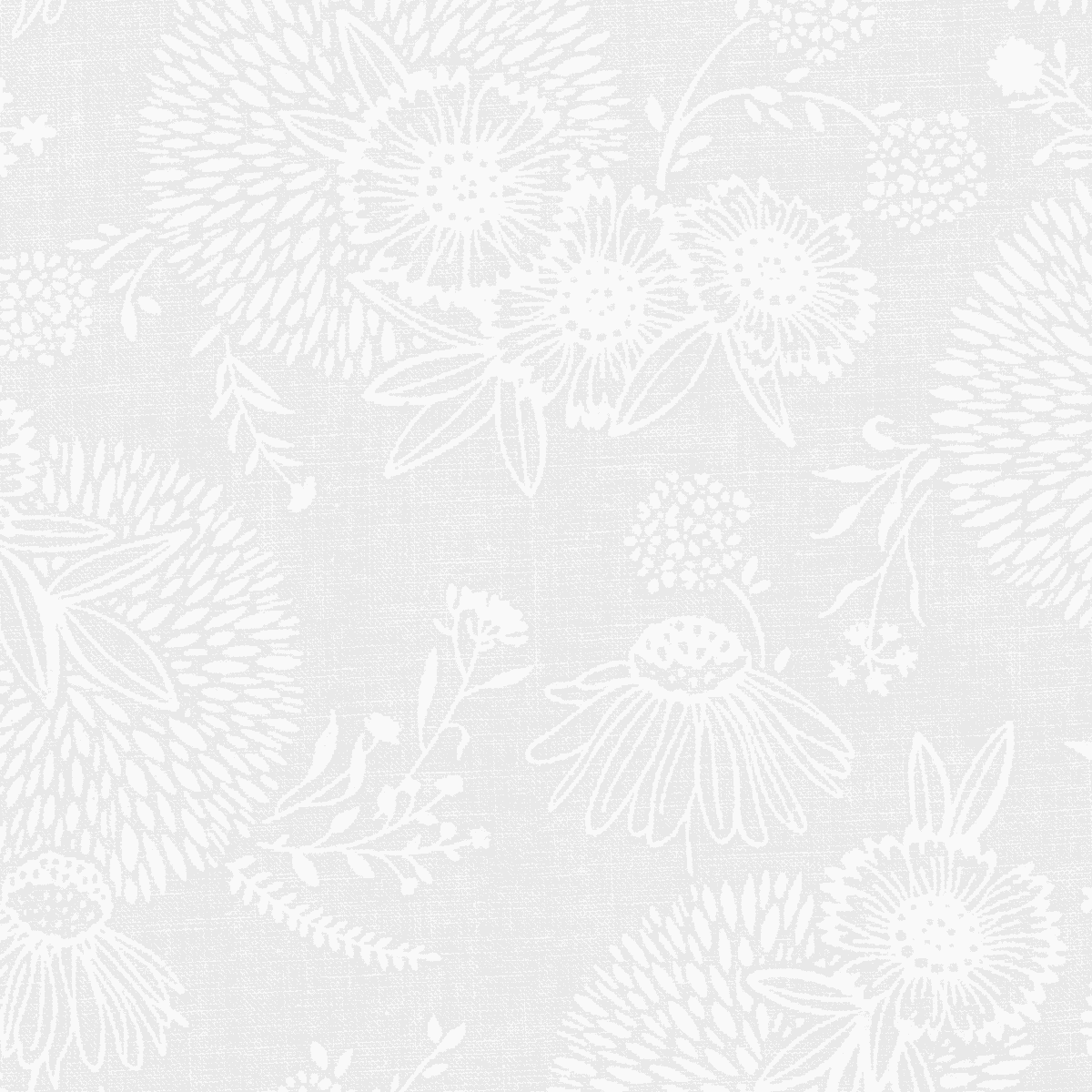 Alabaster Hues - Wildflowers - White