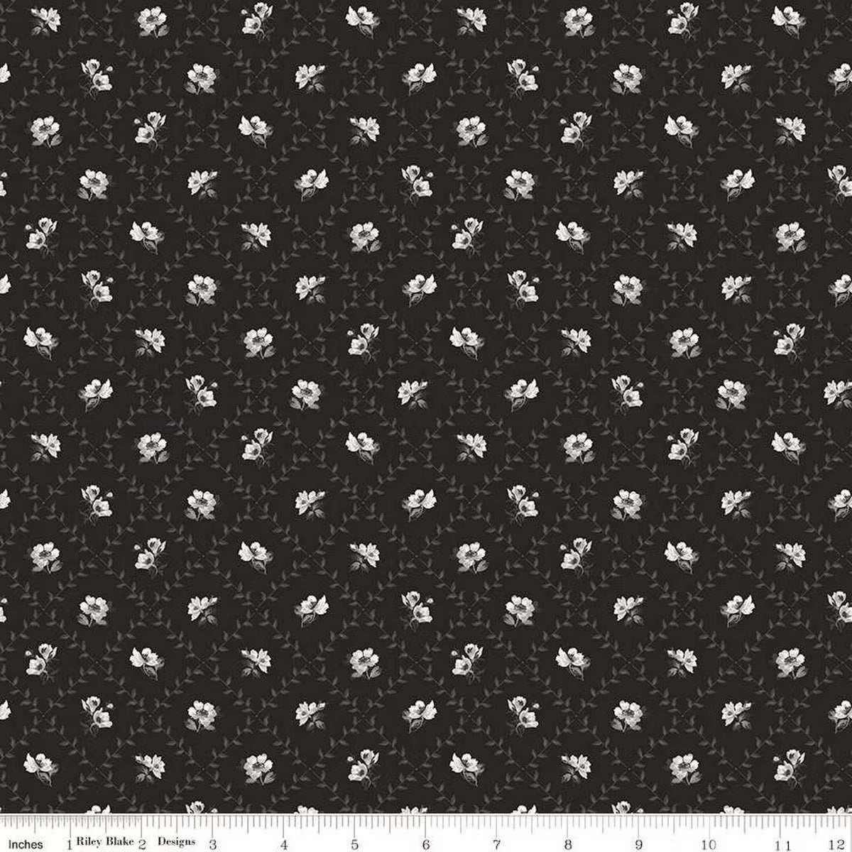 Ink & Ivory - Trellis - Ink 