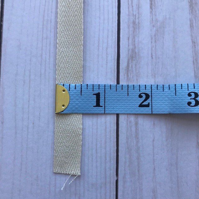 Cotton Twill Tape - 1/2" - Natural