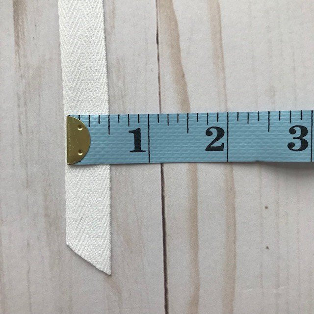 Cotton Twill Tape - 1/2" - White