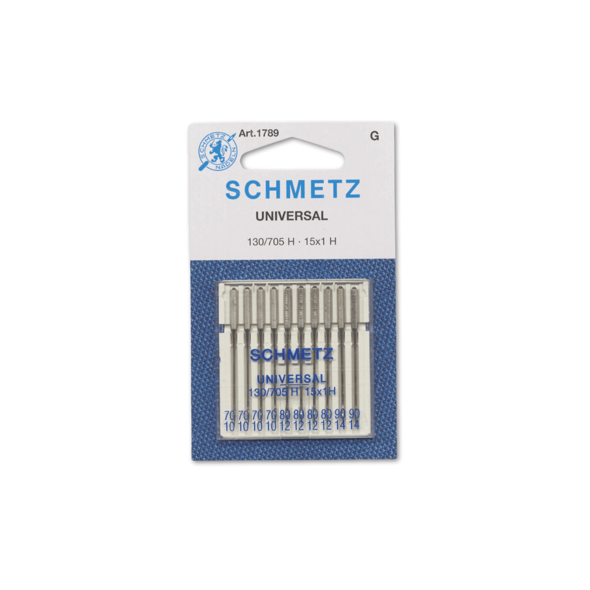 Schmetz Universal Machine Needle Assorted Sizes 70/80/90 10ct