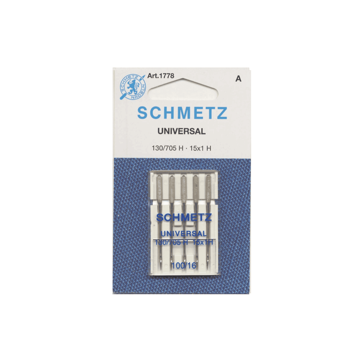 Schmetz Universal Machine Needle Size 16/100 - 5 count