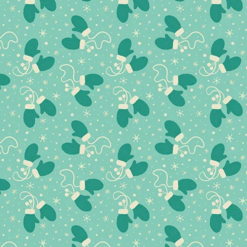 Bright Holiday - Warm Fuzzy Mittens