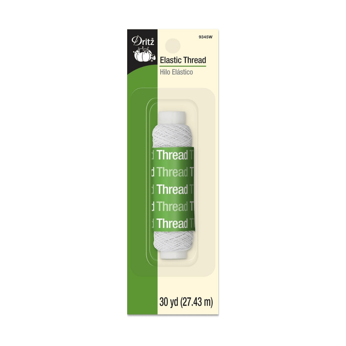 White Elastic Thread -30 yards