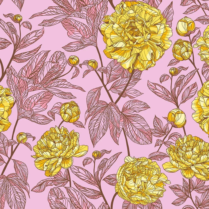 Indelible - Peony - Sunshine Wideback