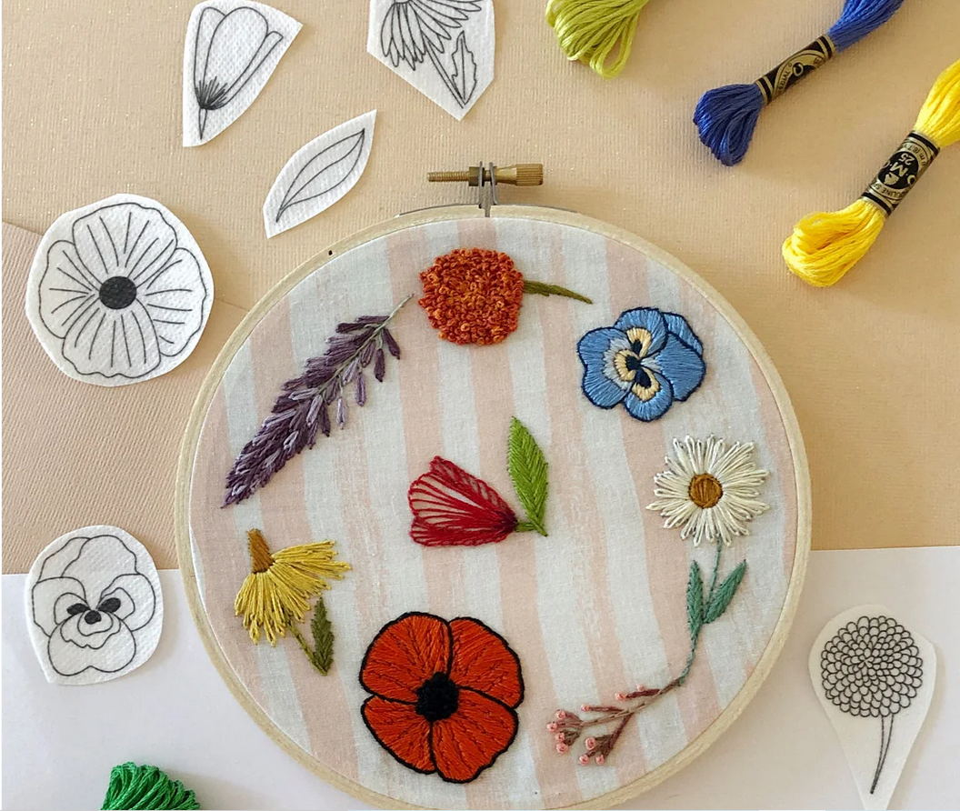 Stick + Stitch Embroidery Designs - Wildflower