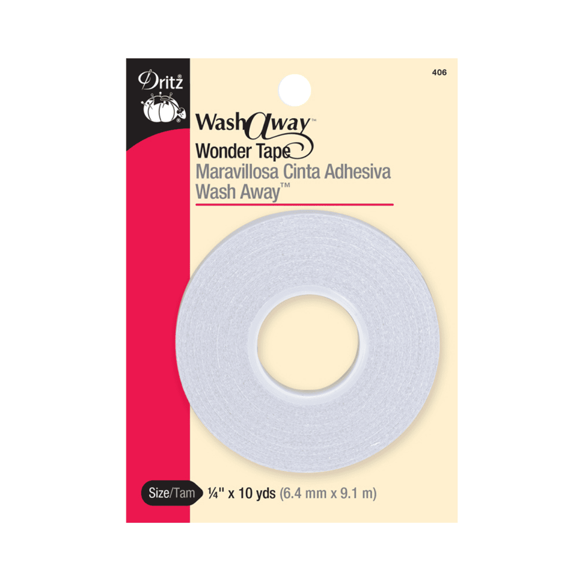 Wash Away Wonder Tape - 1/4 x 10yd