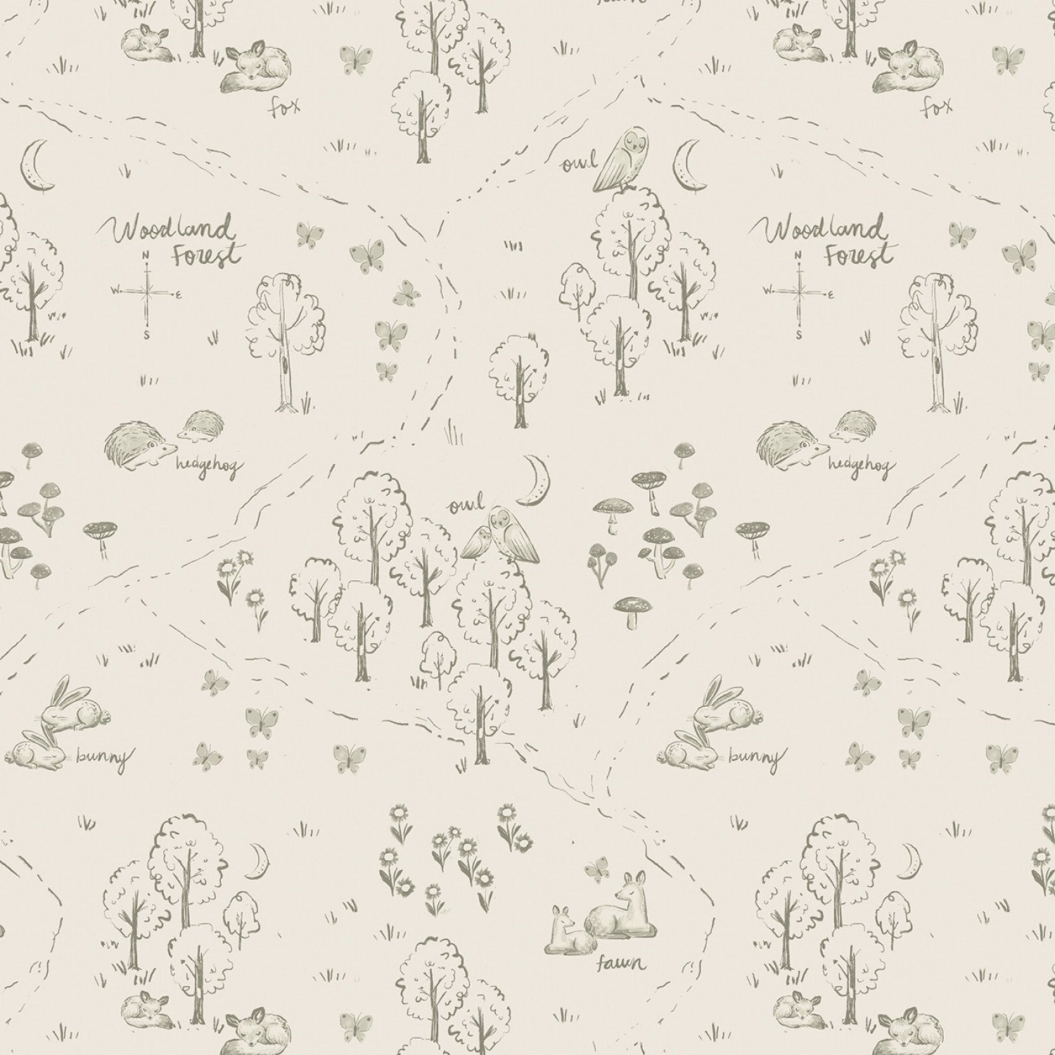 Willow - Woodland Map - Gardenia