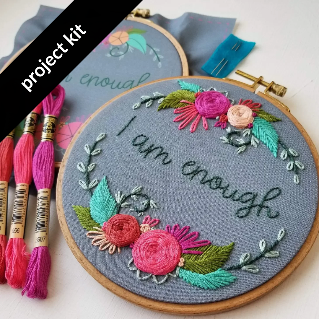 Jessica Long Embroidery: Words to Bloom By [Blank]