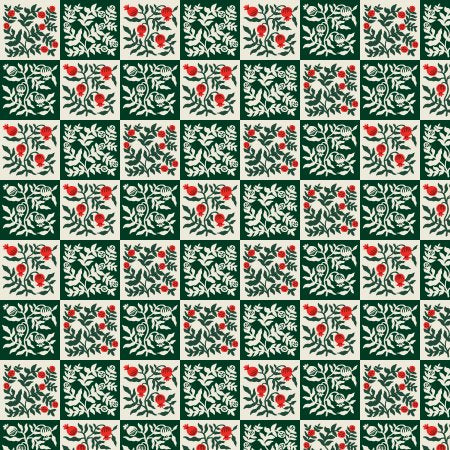 Holiday Classics - Yuletide Floral - Evergreen